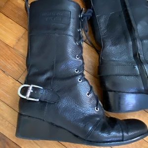 Michael Kors lace up boots